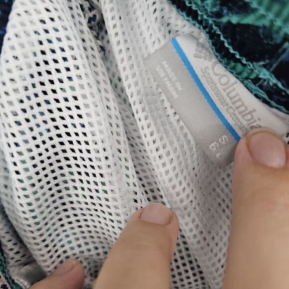 Columbia Mens S Small Swim Trunks Blue Board Shorts Super Backcast Water - Picture 7 of 8